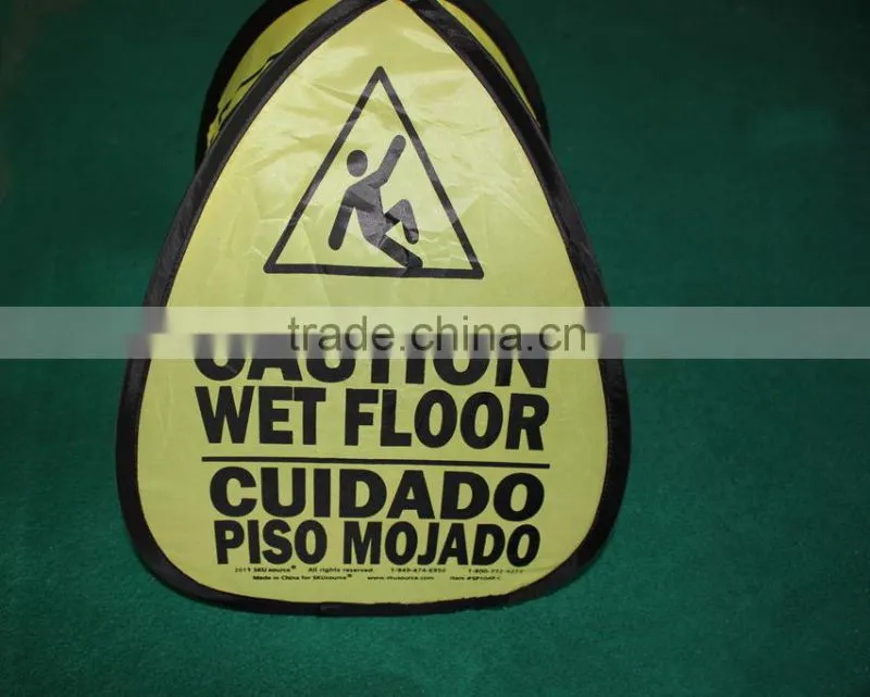 Customized fabric warning sign board