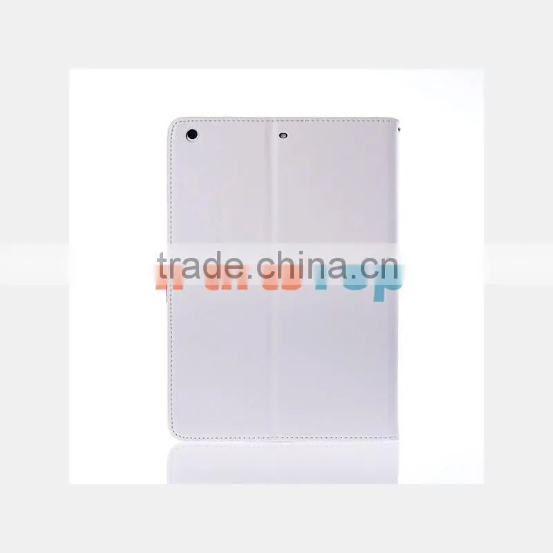 Wholesale Colored Leather Case For iPad 2 3 4 Flip Cover TPU Protective Book Case