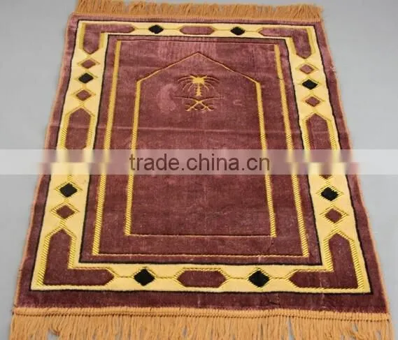 Hot Sale New Design Unique MashaAllah Travelling Islamic Muslim Prayer Mat