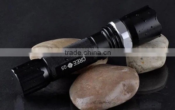 Big Discount Police LED Flashlight W/ 3W XP-E R2 LED Bulbs 18650 Rechargeable Waterproof Tactical Police Torch POPPAS- 809