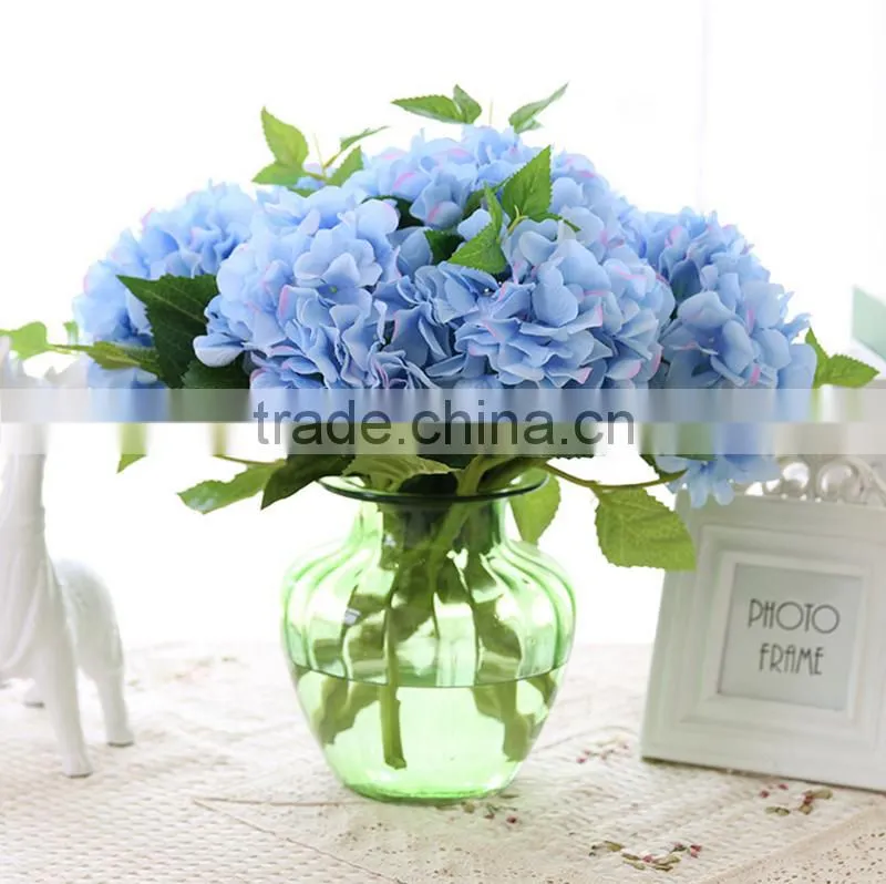 Wholesale artificial flowers cheap artificial hydrangea flower artificial wedding flowers artificial decoration silk flowers