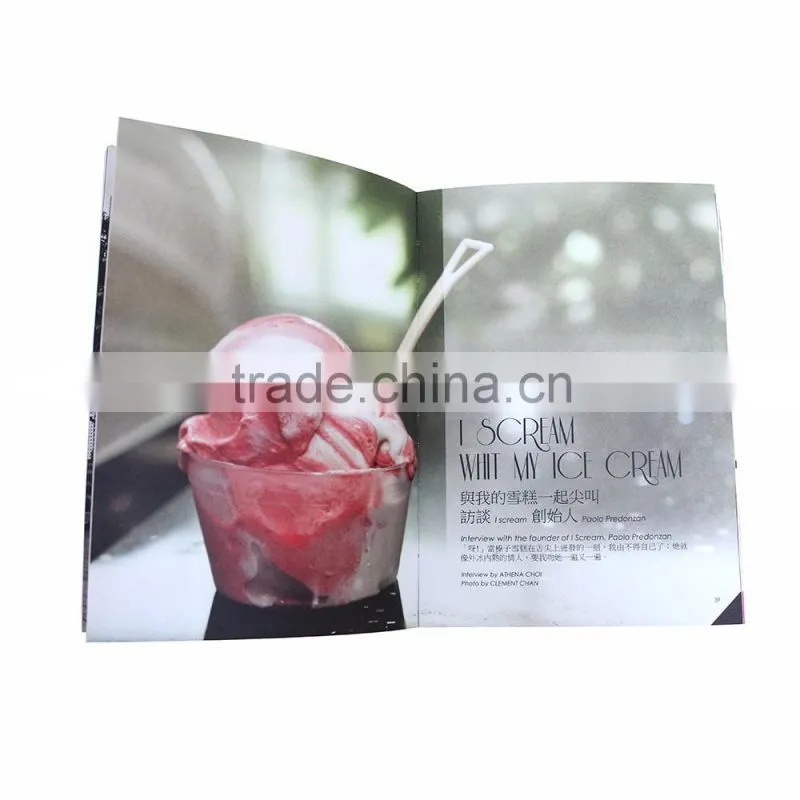 Coated paper cheap a3 magazine printing