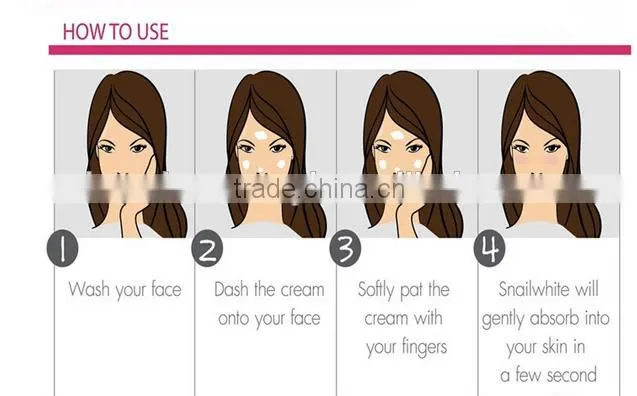 The 2015 best quality NR Whitening Snail Extract Cream