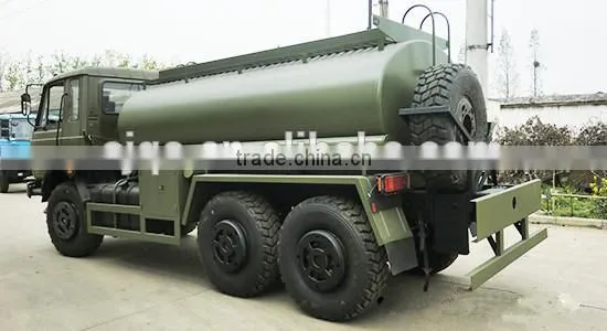 Chinese hot brand dongfeng 6*6 oil tank truck well improved for sale