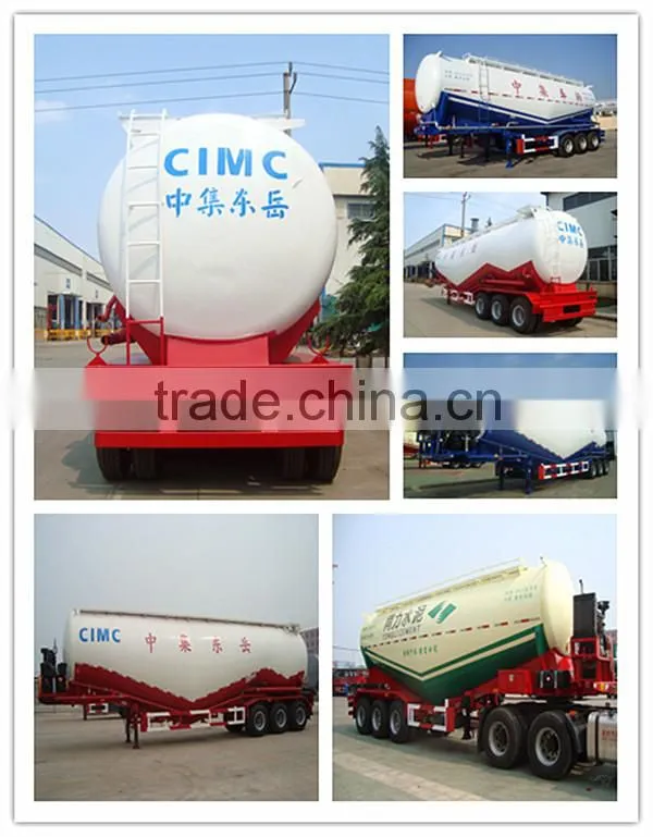 CIMC Tanker Trailer Carrying Bulk Powder, Cement And Any Kind Of Powder Materials