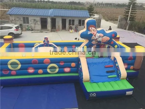 inflatable karate theme bouncer / inflatable taekwondo bouncer slide for kids