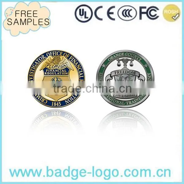 custom antique brass souvenir coin