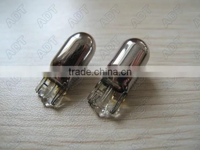 T10 Chrome bulb Amber Color