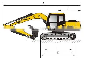 SANY mini excavator SY35U