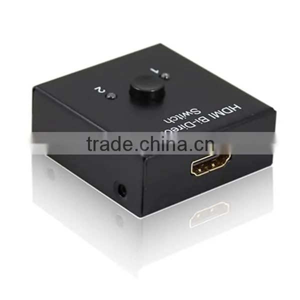 Hot video player V1.4 4kx2k 2 way hdmi bi-directional 2 to 1 switcher, 1 to 2 splitter