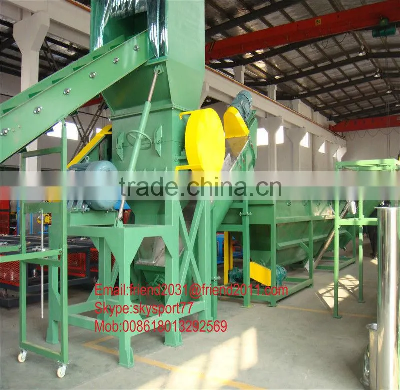 Waste plastic PE PP film washing line/recycling machinery