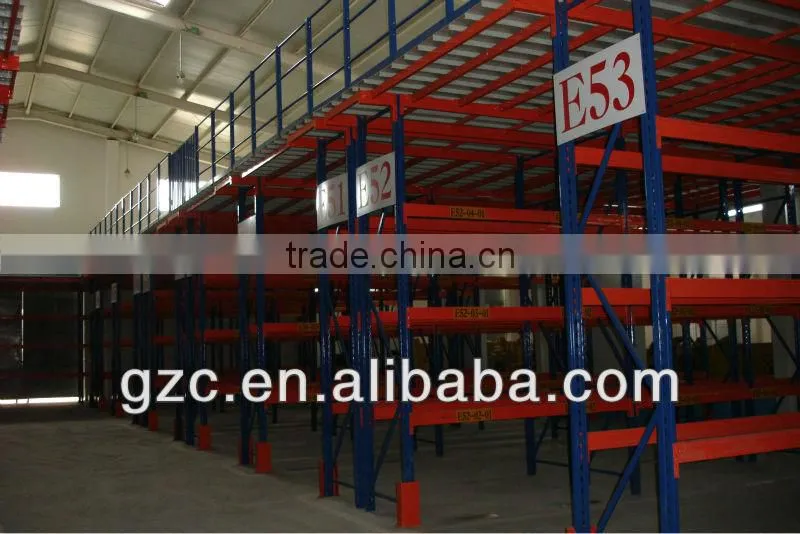 Heavy duty metal rack with shelf & storage rack with steel plate