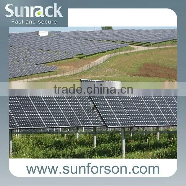 Solar ground mounting system 10kw for PV panel