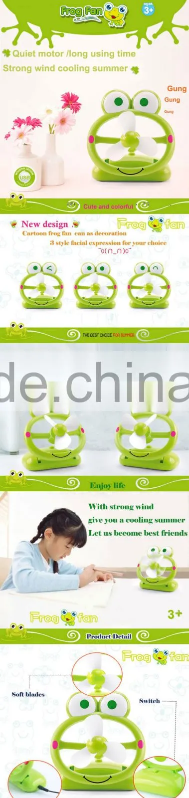 Summer toys 2016 portable qt usb fan with water spray