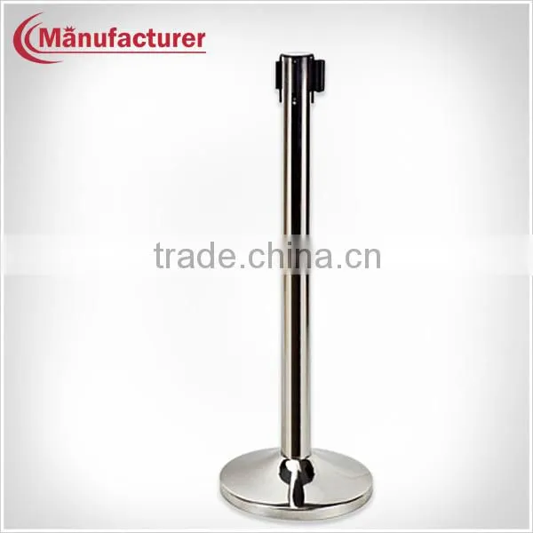 Airport Retractable Queue Management Pole Stanchions for Sale