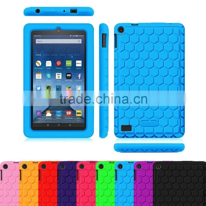Kids proof silicone tablet cover case for Amazon kindle fire HD 7.0 display bumper case for Kindle fire hd 7