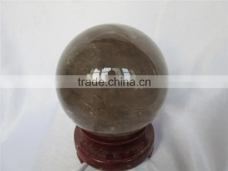 Customized smoky quartz sphere ball for sale