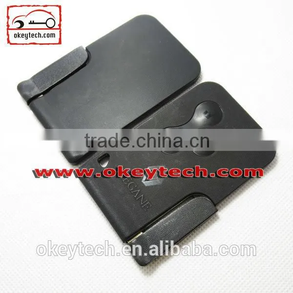 Okeytech blank key card Renault Megane 3 buttons smart card shell for key card renault
