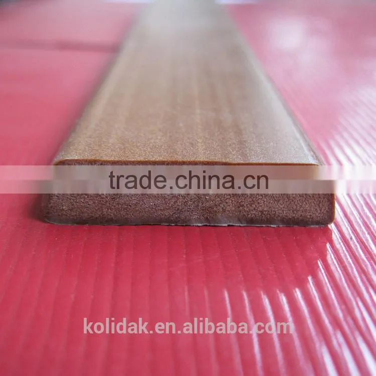 Wood grain foam rectangle pvc profile extrusion
