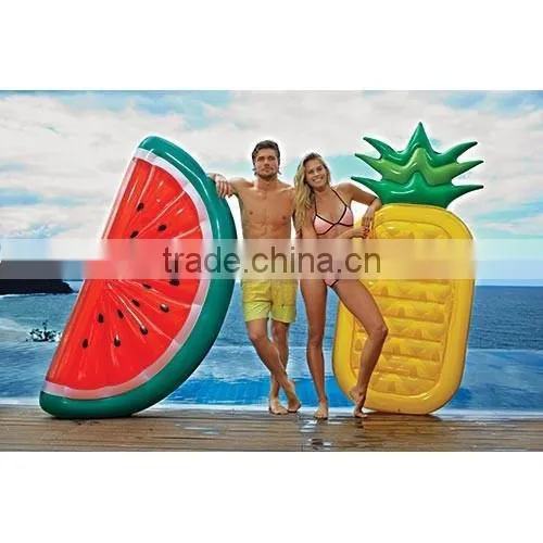 Hot Selling Inflatable Watermelon/pineapple Pool Float