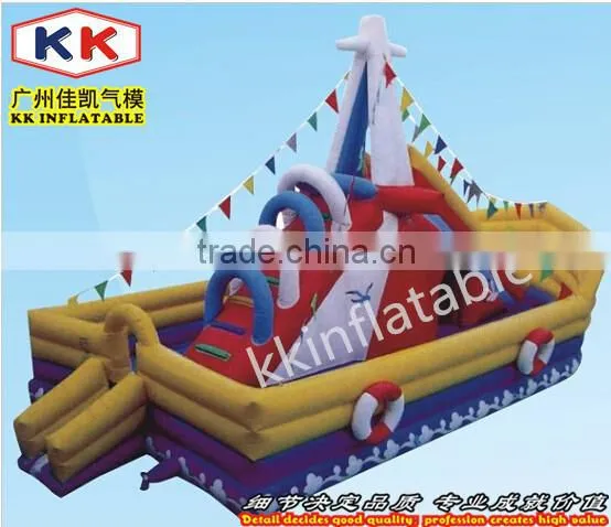 Children Fun games Inflatable Trampoline amusement slide bounce park