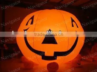 halloween inflatable pumpkin light/led inflatable citrouille