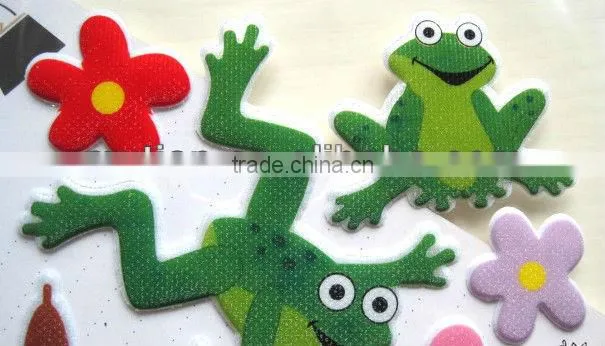 custom promotional 3D froggy foam stickers