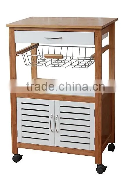 wooden kitchen trolley modern kitchen trolley bamboo