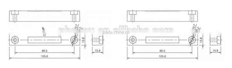 magnetic sensor no and nc three wired