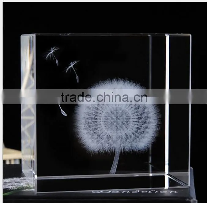 5*5*8cm qualified cube for laser engraved
