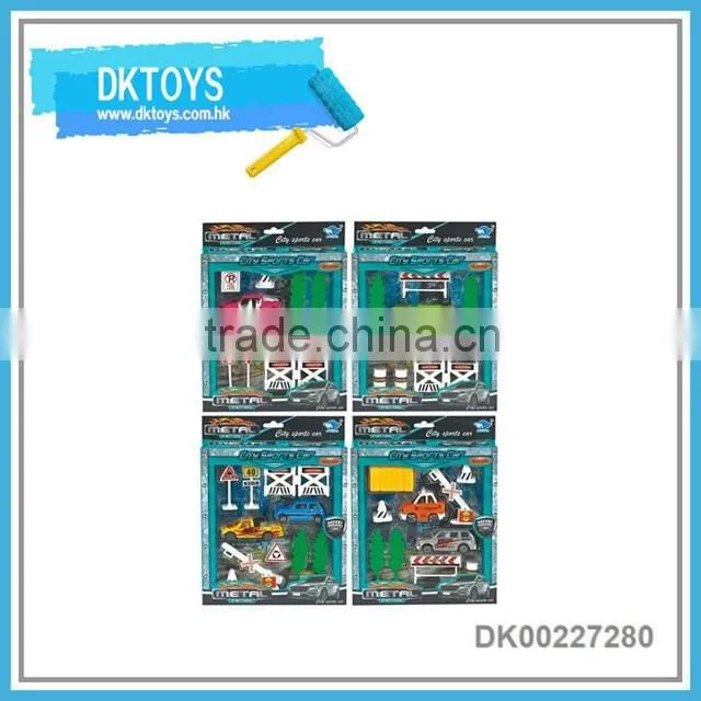Free wheel diecast car city series