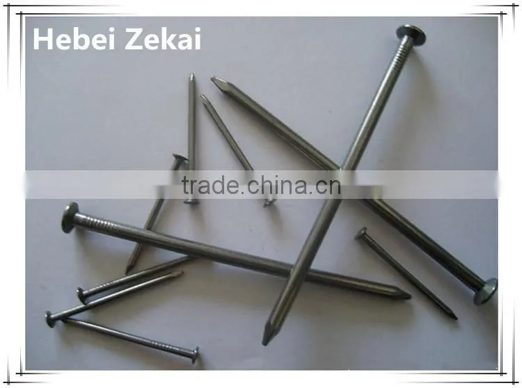 2.5" polished common nails for hardened nails