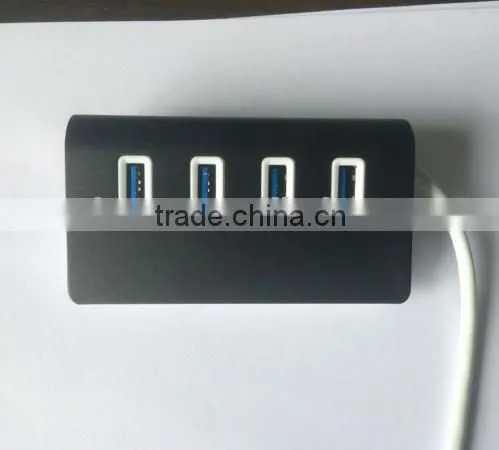 Top selling! Premium Aluminum alloy 4 port usb 3.0 hub from usb hub sup[pliers