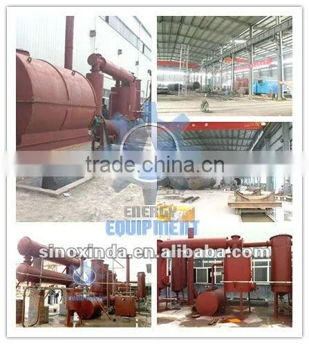 6 tons Waste plastic refining machine with desulphurization&Water film cyclone