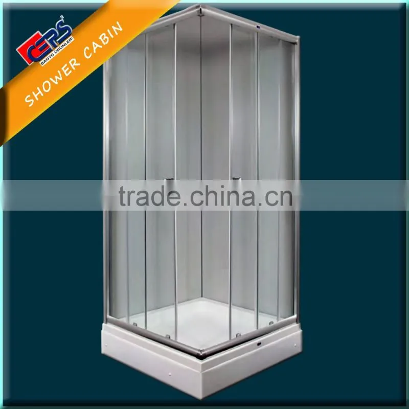 Shower cabin acrylic shower trays plastic glass Size is optional from Turkish Manufacture
