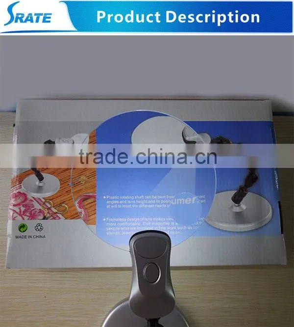 MG3B-4 2.5X, 6X LED Plastic Pellet Switching Framless Magnifying Glass