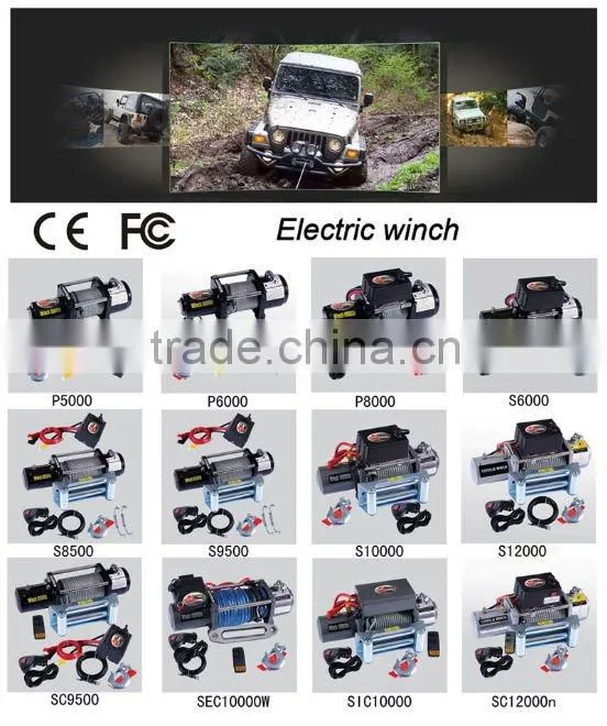 13000 lbs Heavy Duty Electric Winch