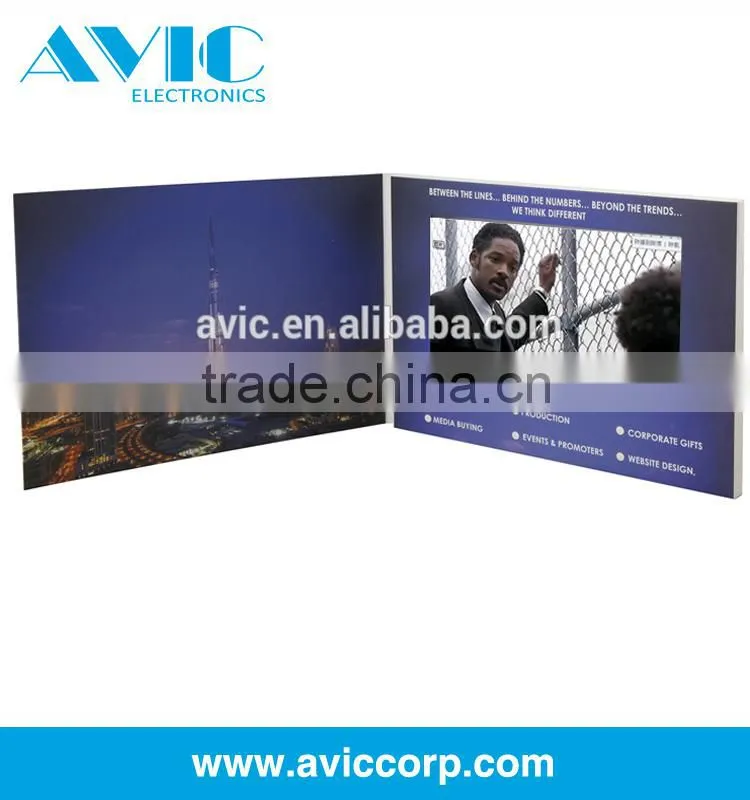 2.4/2.8/4.3/5/7/10.1 inch LCD TFT video brochure , video brochure module