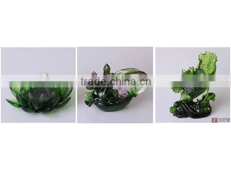 European popular glass crystal statue for souvenir