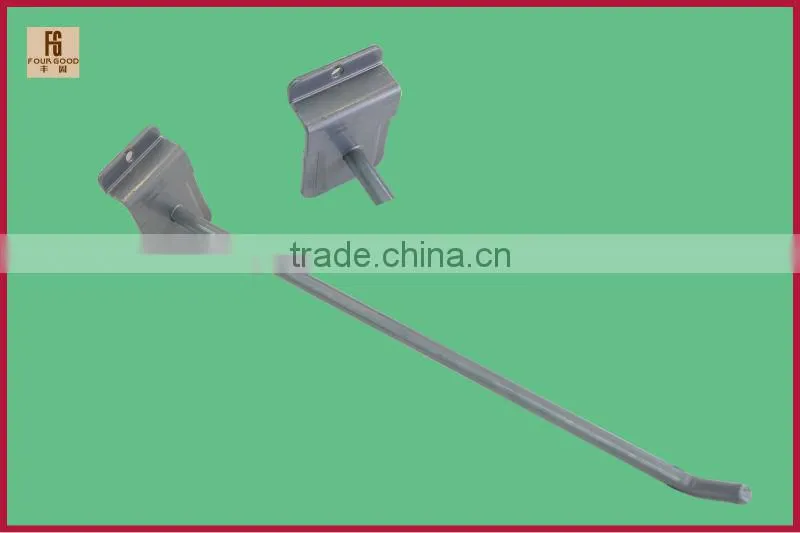Metal slatwall clothes hanging hook