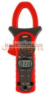 Digital Clamp Multimeter, AC/DC/Resistance/Frequency/Temperature Meter, 1000A, UT206A