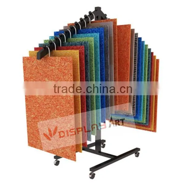 metal display stand for carpet