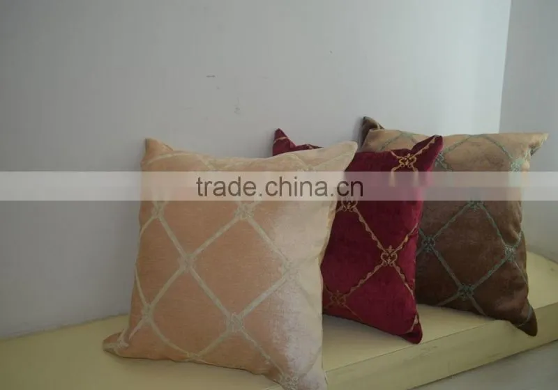 waterproof OEM design suede fabric redeay made cushions 100% polyester cushion covers