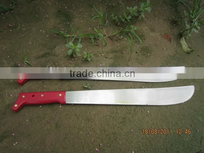 plastic handle high quality carbon steel machete