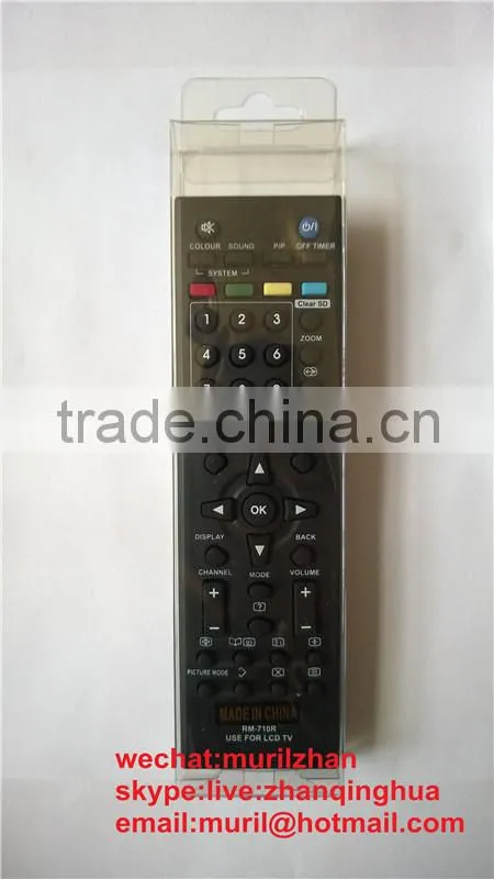 Gray RM-D720 LED/LCD Big TV Remote Control high quality with cheaper price ZF Universal A/C Controllers
