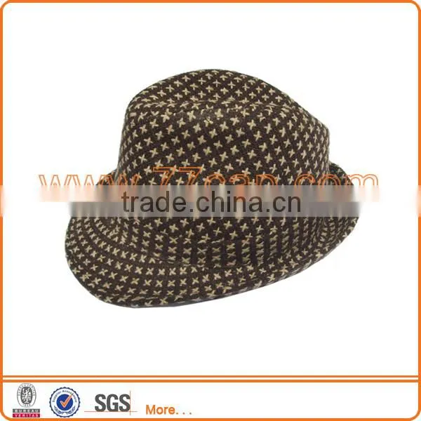 Fashion Straw Bowler Hat For Sales Manufacturer