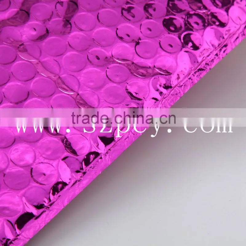 colorful aluminum foil bubble bag/metallic bubble mailers envelope