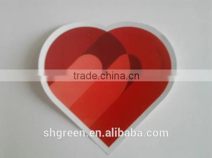 Smooth surface self-adhesive paper sticker for instrument