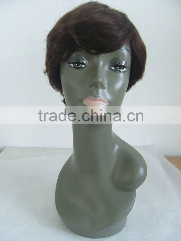 100% human hair wigs short european hair wigs