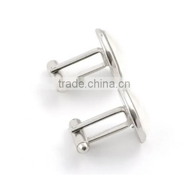 2016 trendy products black round cooper cufflinks for mens shirts